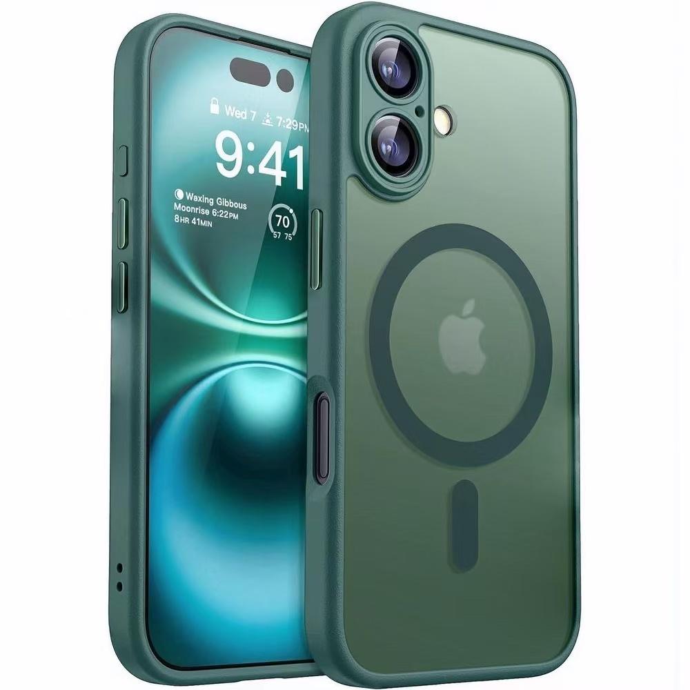 Etui na telefon z osłoną obiektywu dla 17 16 15 14 Plus Pro ProMax Dla MagSafe Odporne na wstrząsy Termiczne Przezroczyste Etui ochronne