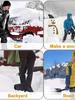 Large-Capacity Lightweight Aluminum Portable Snow Shovel, Parent-Child Playing Snow Shovel, Shovel for Garden, Car, Camping with