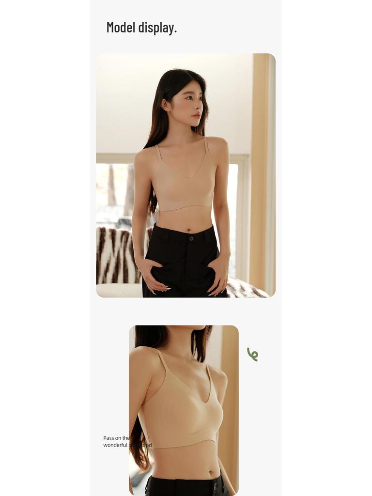 Mist-like Ultra-thin Bust Minimizing Wireless Seamless Vest-style Women's Bra