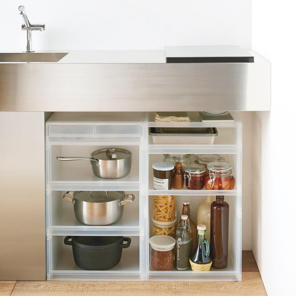 MUJI Polypropylene Storage 83832018 Rack, Medium,