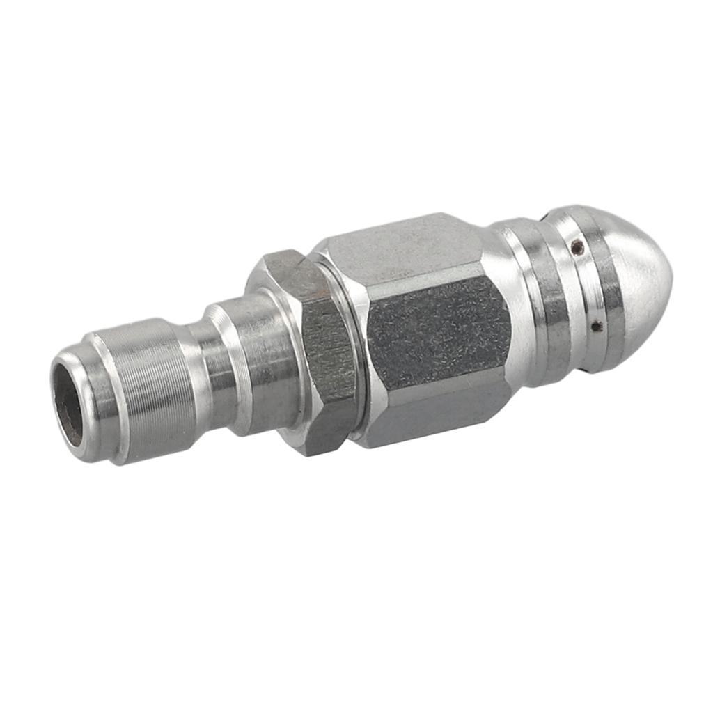 1 Front 6 Back Nozzle 1/4 inches Hose Spare Stainless Steel Wear Resistance 1/4inch Accessory Low Cost Replace