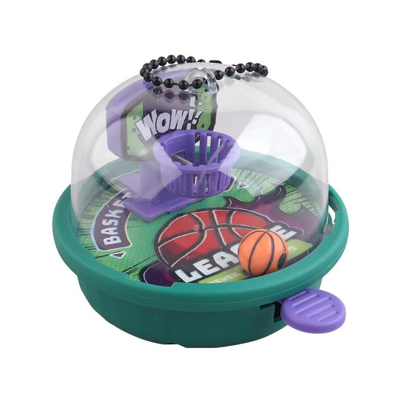 

Ручная настольная мини-аркадная игрушка для баскетбола для офисного стола и снятия стресса зелёный