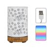 100ml Essential Oil Diffuser Seven-Color Aroma Light Butterfly Ultrasonic Air Humidifier Room Scent Diffuser with Timer Function