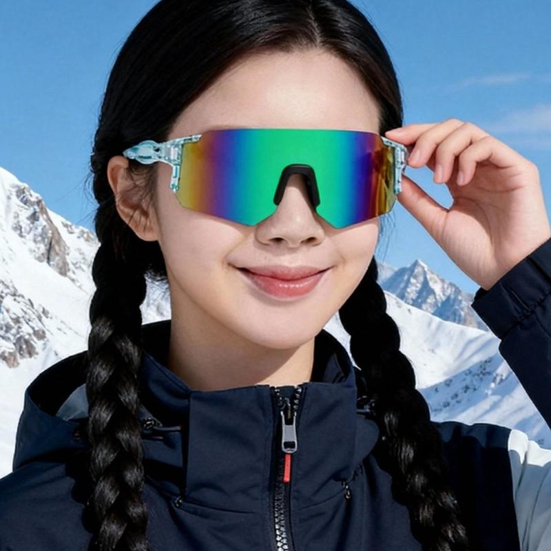 Sportsonnenbrille für Radfahren und Fahren, PC-Linse mit leichtem randlosem Design für hellen Sonnenschein im Freien und täglichen Gebrauch