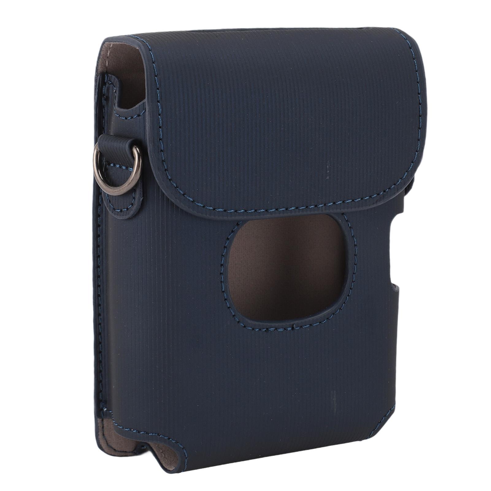 

Чехол для Instax Mini Link 2 из ПУ кожи, защитная крышка для фотопринтера для смартфона с регулируемым синий