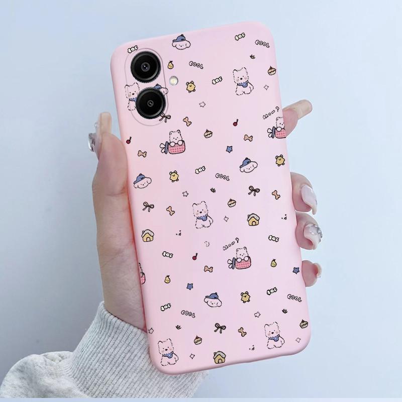 For Samsung Galaxy A06 Casing A065 SM-A065F A06 4G GalaxyA06 Cover Cute Astronaut Panda Flowers Pattern Candy Soft Silicone Case