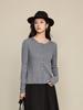 2026 Autumn Retro Cable Knit Wool Sweater with Beaded Diamond Buttons