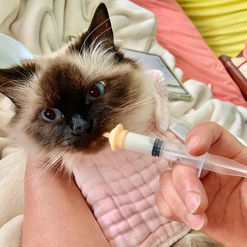 Pet Feeding Nipple Set, Suitable for Kittens and Puppies, Small Animals, Pets and Wild Animals Silicone Feeding Nipples