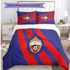 CSKA Moscow Pattern Printed 3PCS Bedding Set Soft Skin-Friendly Washable Duvet Cover & Pillowcases Set All Season Bedroom