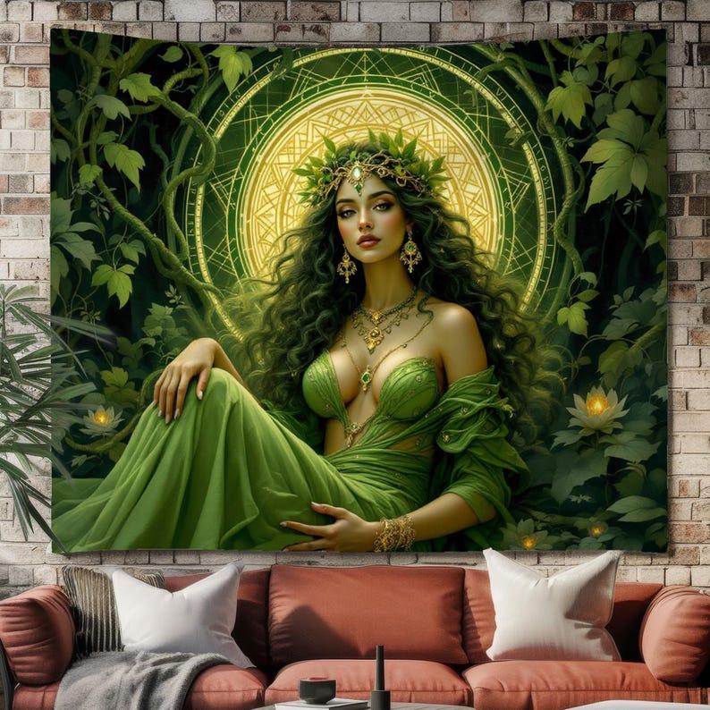 goddess tapestry 75x100 чёрный