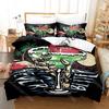 3D Print Never Better Skeleton Bedding Set Single Twin Full Queen King Size Bed Set Adult Bedroom Duvetcover Sets Anime Bed
