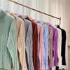 2023 Women's Knitted Cable Knit Two-Piece High Neck Sweater Set