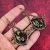 Dragon Bloodstone Earring Copper Wire Wrapped Earring Handmade Jewelry Genuine Gemstone Earrings Beautiful Copper Wire Jewelry Gifts for Mom