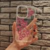 Sweet Romantic Kiss Red Lip Decoration Art Aesthetic Clear Phone Case For iPhone 17 16 15 14 13 12 11 Pro Max XS X 7 8Plus Cover