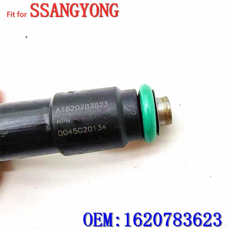Fuel injectors are suitable for Korean SsangYong actyon,kyron, and korando c. Fuel injector is 1620783623.