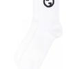 GUCCI Logo Embroidered Ribbed Socks 7415814-GAGC-9268