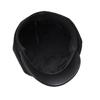 Retro literary and artistic style, black duck tongue beret, women's casual and versatile temperament shows the face, small octagonal cloud hat