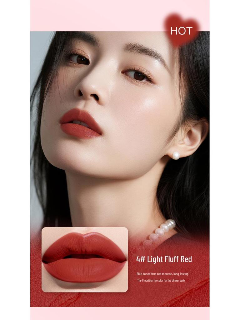 Raqi Soft Mist Charming Color Lip Glaze - Moisturizing, Long-lasting, Easy-to-Apply 2026 Lipstick Set