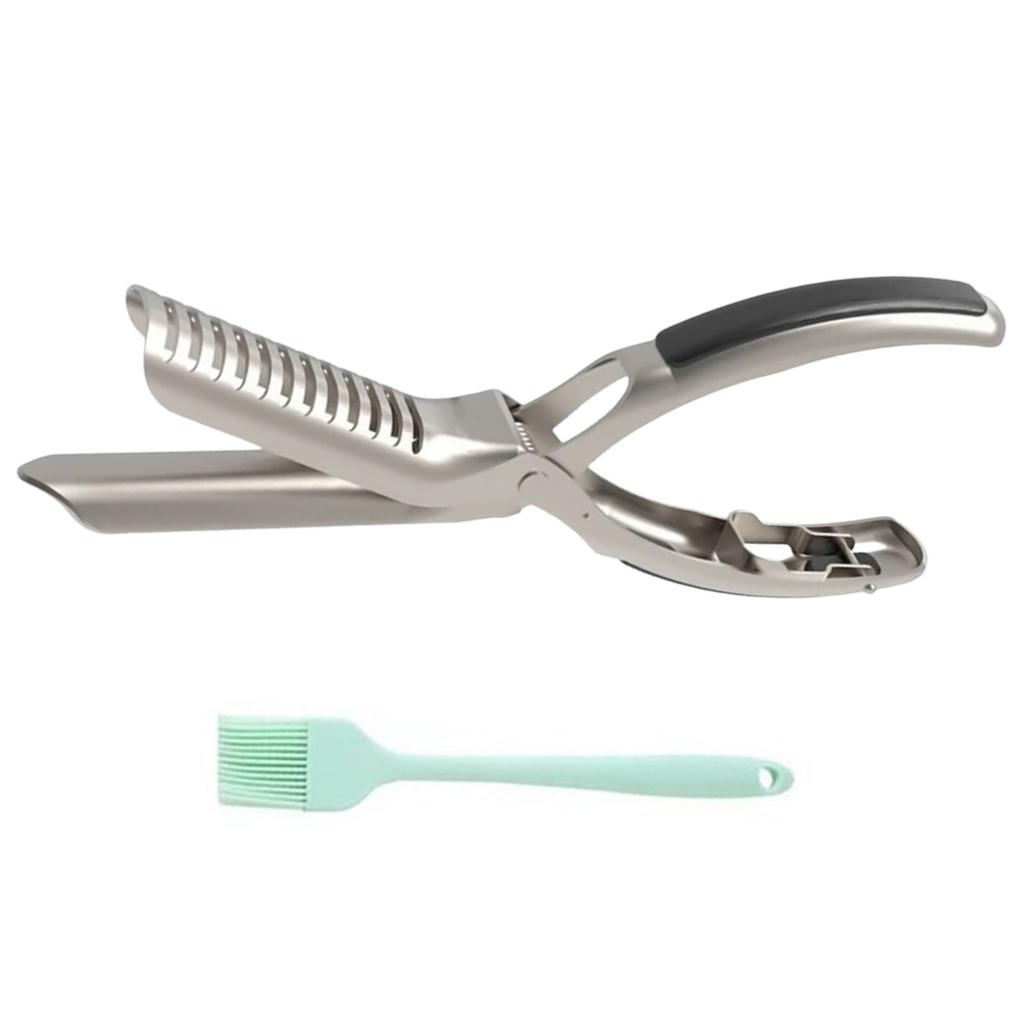 Professional Stainless Steel Rib Membrane Remover Tool Ergonomic Handle For Barbecue Preparation And Kitchen Use