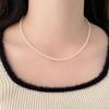 French Elegant Retro Pearl Necklace, Light Luxury, High-end Temperament, Collarbone Chain, Multiple Sizes for Women