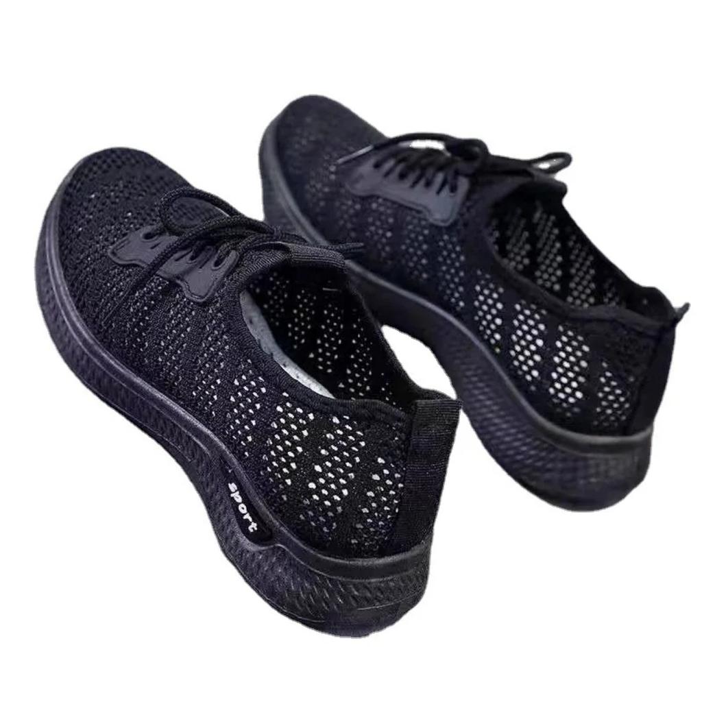 Women Shoes 2025 Mesh Breathable Flat Shoes Women Platform Wedge Sneakers Women Hollow Out Casual Shoes Zapatillas De Mujer