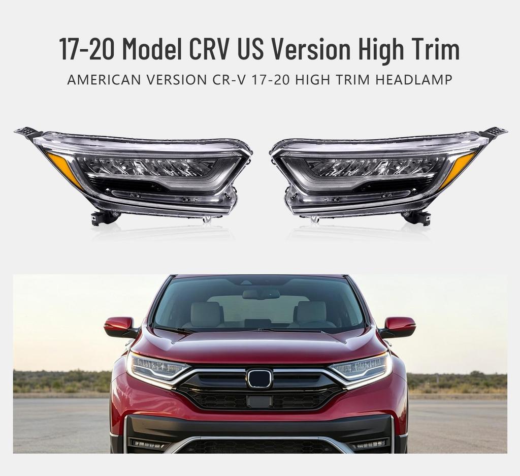 Honda CRV 2017-2020 Front Headlight Assembly, US High Trim Version