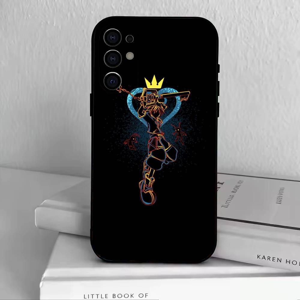 KH-Kingdoms Hearts G-Game  Phone Case Black Silicone Soft For Samsung S25,S24,S21,S22,S23,S30,Ultra,S20,Plus,Fe,Lite