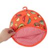 Tortilla Warmer Pouch 11.8 Inch Insulated Microwaveable Fabric Tortilla Keeper Holder for Corn and F