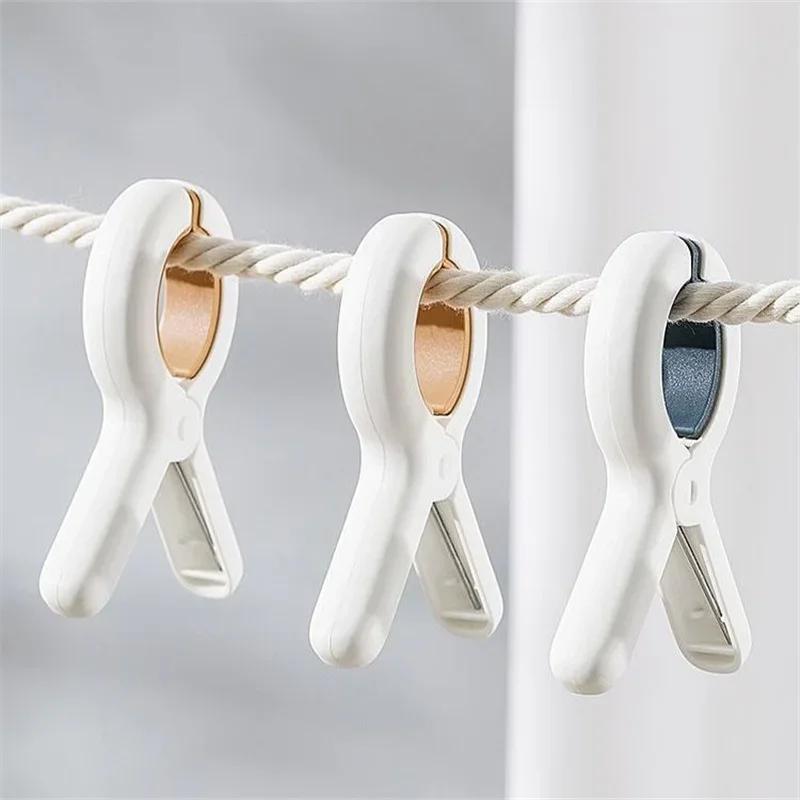 Quilt Clips 1-10Pcs Windproof Clothespins Heavy Duty Large Clothespins With Rubber Gasket Clothespins Beach Towel Curtain