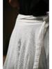 Women's Spring/Summer Cotton Linen Bamboo Ribbon Skirt - Irregular Chinese Style.