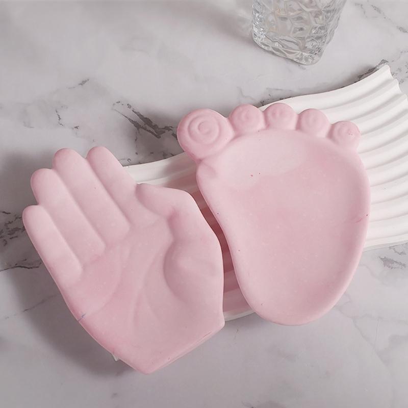 Silicone Mold Foot/Hand Shape Mold Jewelry Tray Mold Soap Dish Epoxy Resin Silicone Mold Storage Container Resin Molds