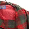 PENDLETON 60s 70s vintage check Long sleeve Wool jacket M Red series Men's Used
