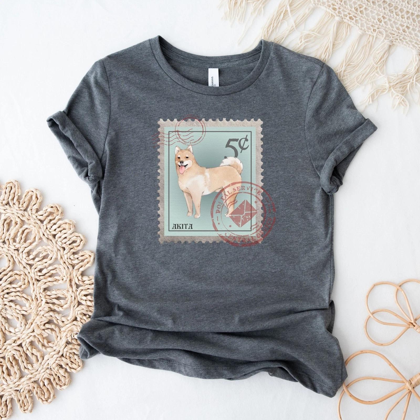Akita Postage Stamp Shirt S