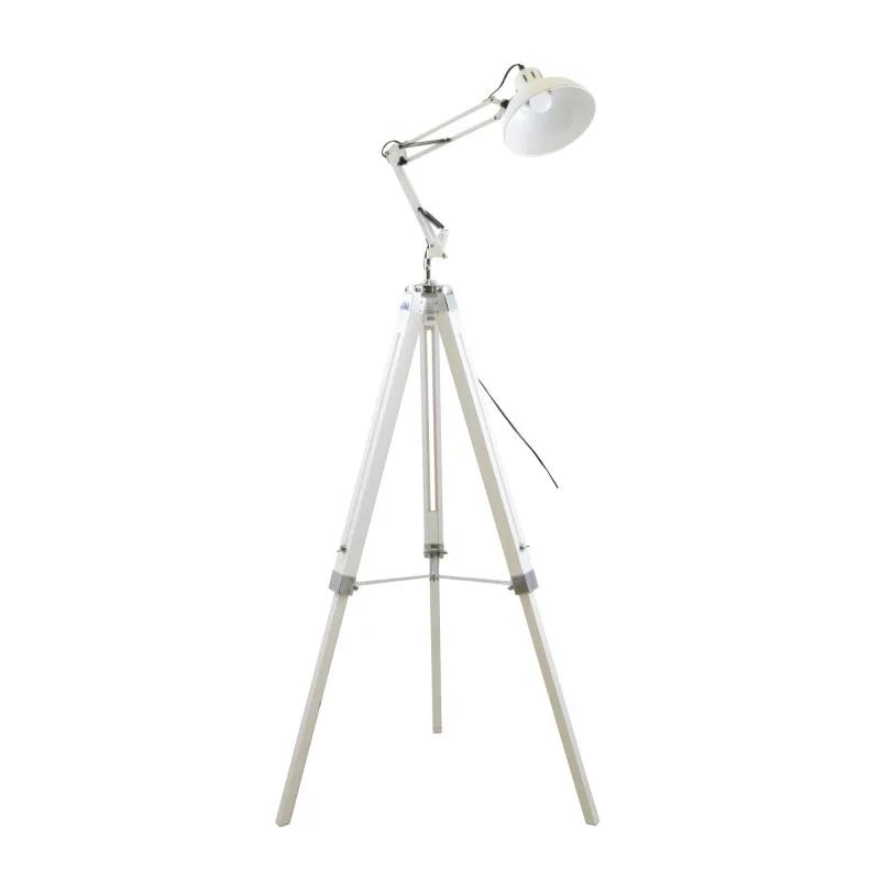 Gasoline - Office_p_170_pure - Blanc - Lampadaire Décoratif - Bois Et Métal - Hauteur 170 Cm