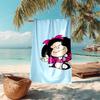 Mafalda Beach Towel Outdoor Camping Beach Towel for Vacation Swim Outdoor Pool Absorbent Bath Towel