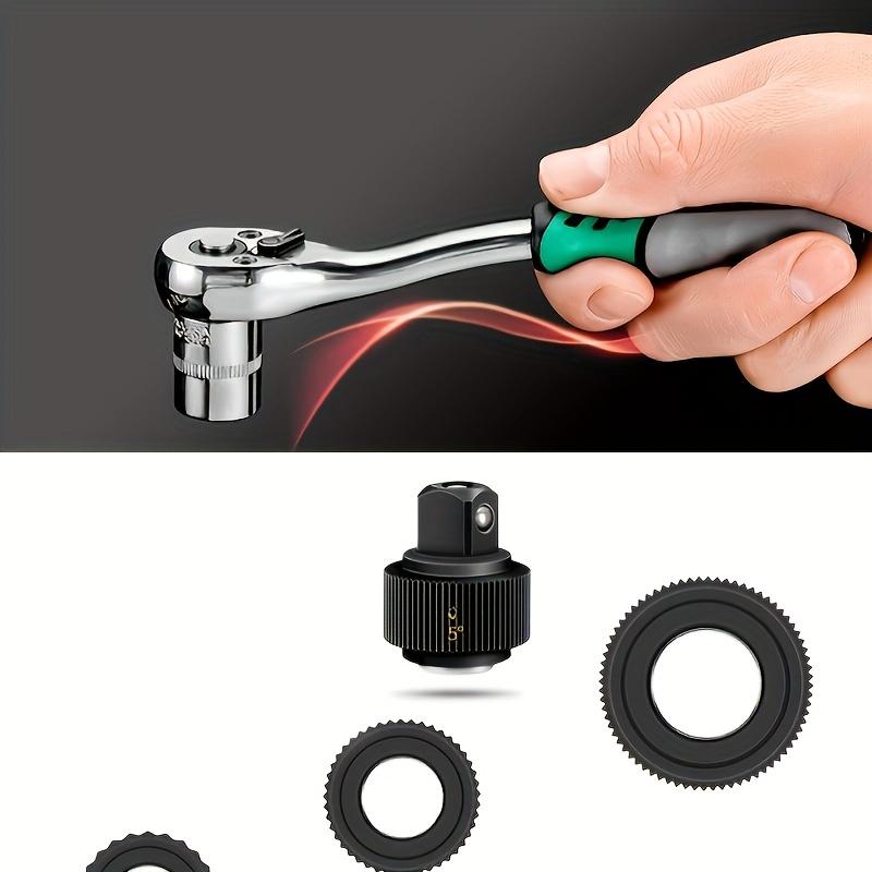 46-teiliges Set 1/4 Zoll Antrieb Steckschlüssel Ratsche Set, mit Bit-Steckschlüssel-Set metrisch und Verlängerungsstange für Autoreparaturen