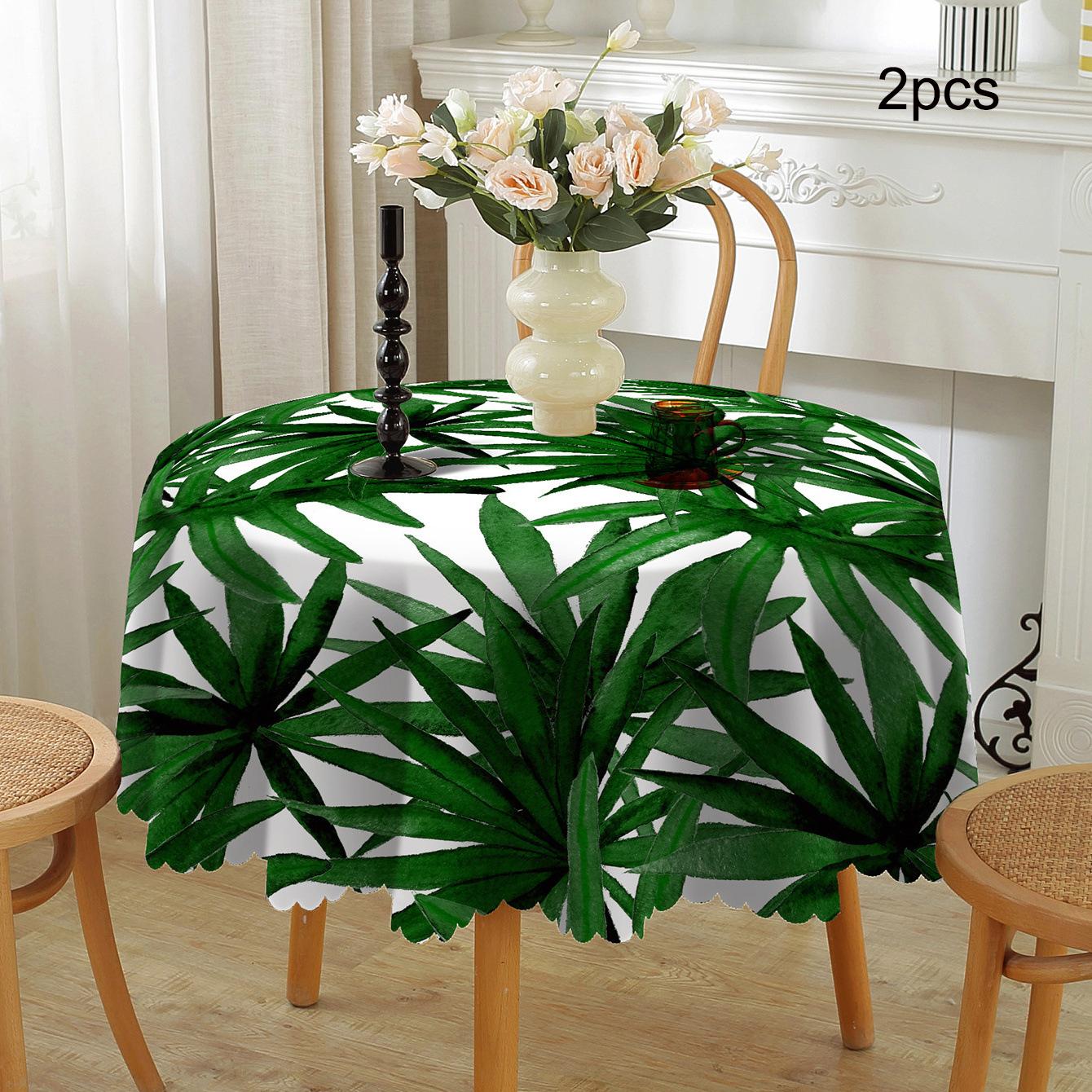 

Скатерть 2шт рождественское украшение водонепроницаемая и маслостойкая обеденная скатерть полиэстер украшение