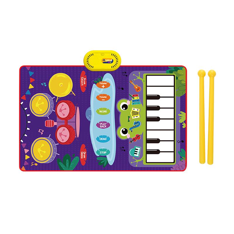 

Children s Educational Music Mat: Drum & Piano Pad - 50x80cm 50*80cm