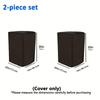 2-pack Speaker Protective Covers, Speaker Covers with Drawstring Bottom, Effective Protection In All Seasons, Black