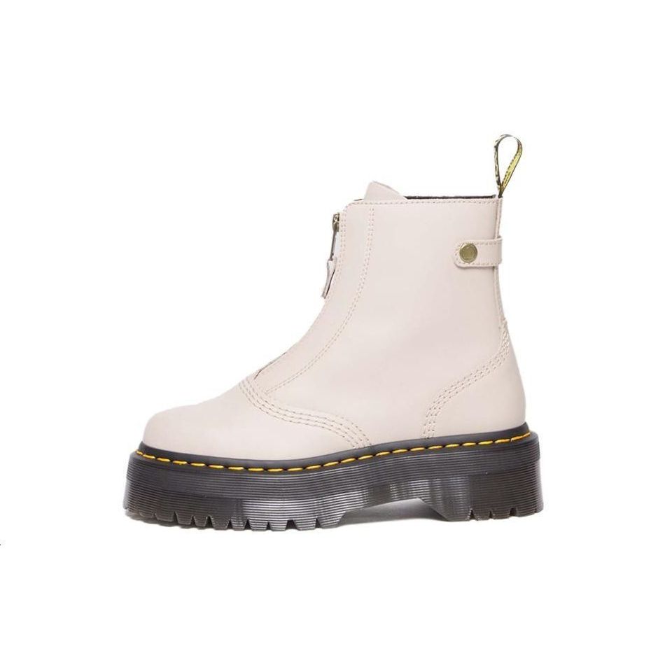 Dr. Martens Leather Comfortable Casual Ankle Boots Women ankle boots White 27656348