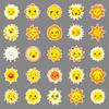 50 Sun Doodle Personality Children's Cartoon Stickers Decorative Mobile Phone Suitcase Stickers
