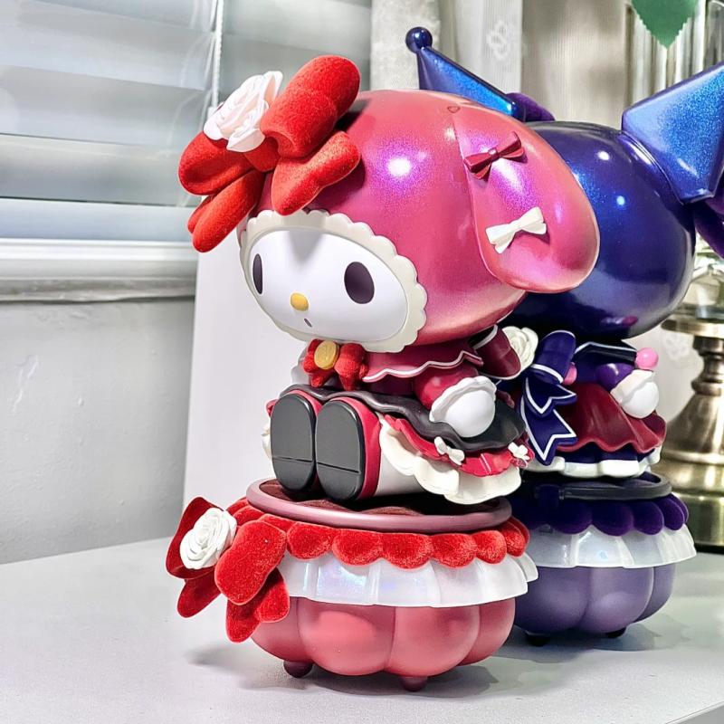 My Melody Doll Rose And Rose Large Ornament Collection Premium Gift Box Home Decoration Ornament Birthday Gift For Girls