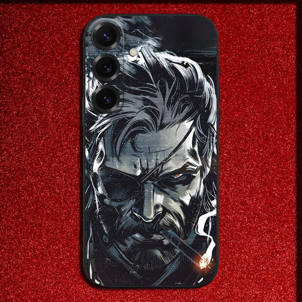 Metal Gear S-Solid Game Phone Case For Samsung S25,S24,S21,S22,S23,S30,Ultra,S20,Plus,Fe,Lite,Note,10,9,5G Black Cover