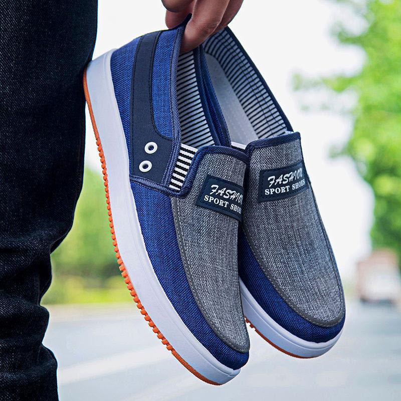 Men's Lightweight Low-Top Sneakers Breathable Shoes for Running, Walking Casual Shoes