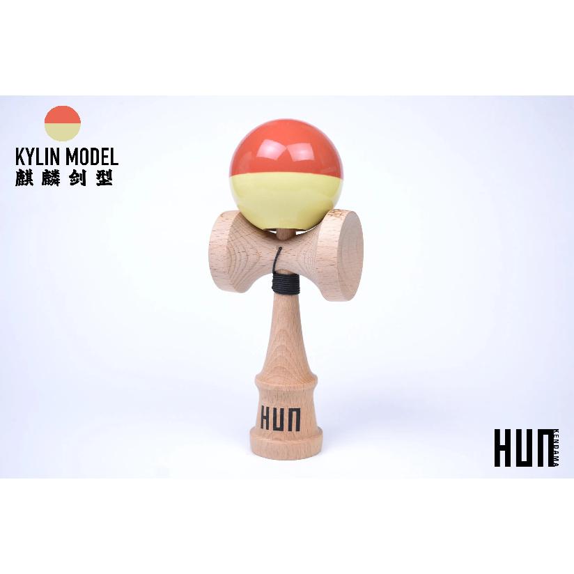 Original Hun Kendama Beginner Professionals Juggles Ball Props Kendama Competition Beech Rubber Non-Slip Kendama With Storage Ba