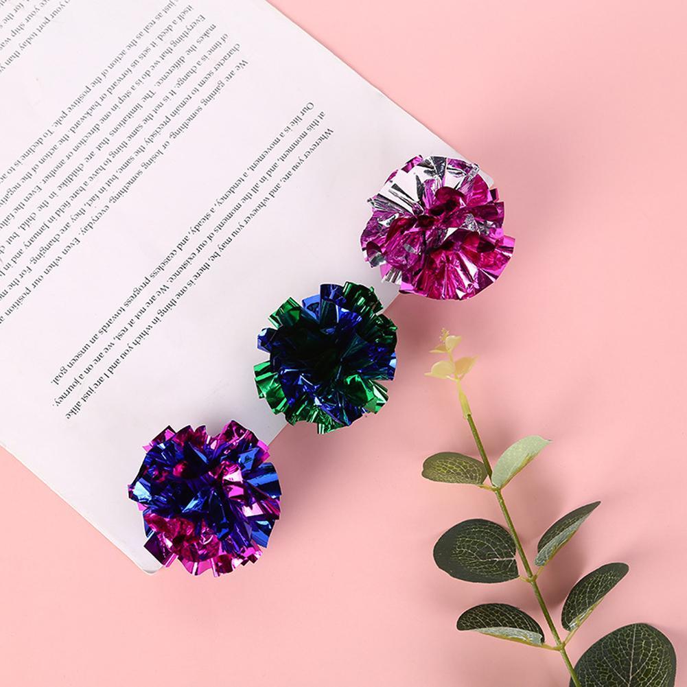 1/3/6pcs Ringing Paper Ball Pet Cat Toys Interactive Pet Products for Kitten Accessories Pet Supplies Toys Interactive 5.5cm