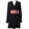 Soft Fabric Embroidery Corset Wide Style Ethnic Girdle Hanfu Waistband  Girlfriend Gift