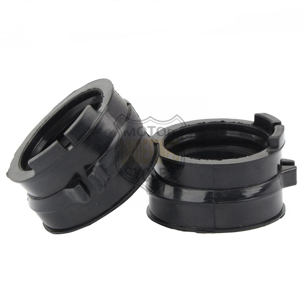 2 Pcs Black Carburetor Intake Manifold Joint Boots Set Glue For Honda XRV750 Africa Twin RD07 Bj. 1993 1994 1995-2003 2002 2001