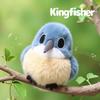 Bird Series Myna Sparrow Plush Toy Beautiful Kingfisher Tit Shrikes Doll Fork-tailed Sunbird White-eye Stuffed Toy Animal Decor