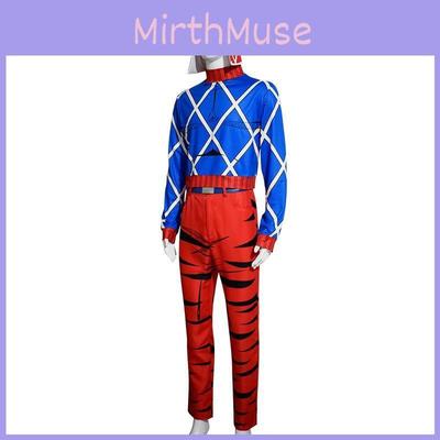 Jojo's Bizarre Adventure Cosplay Kostüm aus Polyester und Elasthan für Anime-Fans